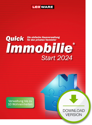 Hauptbild des Produkts: Lexware QuickImmobilie Start 2024