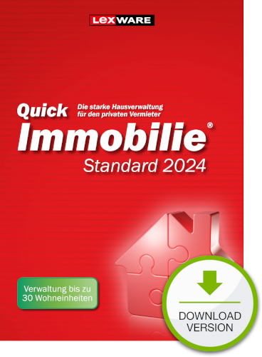 Hauptbild des Produkts: Lexware QuickImmobilie Standard 2024