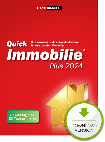 Hauptbild des Produkts: Lexware QuickImmobilie Plus 2024