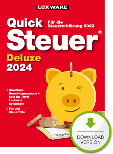 QuickSteuer Deluxe 2024 (für Steuerjahr 2023)