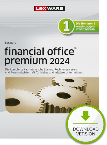 Hauptbild des Produkts: Lexware financial office premium 2024 - 365 Tage