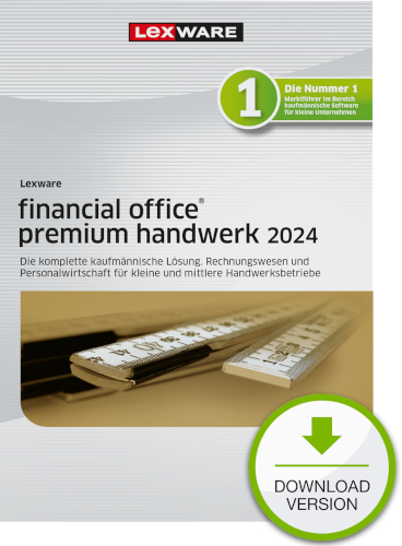 Hauptbild des Produkts: Lexware financial office premium handwerk 2024 - 365 Tage