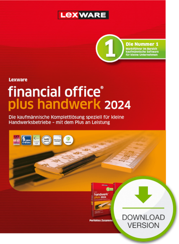 Hauptbild des Produkts: Lexware financial office plus handwerk 2024 - Abo Version