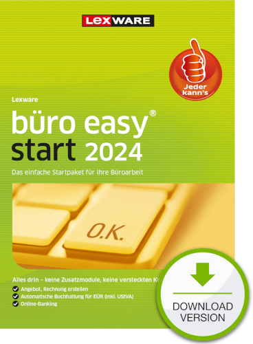Hauptbild des Produkts: Lexware büro easy start 2024 - Abo Version
