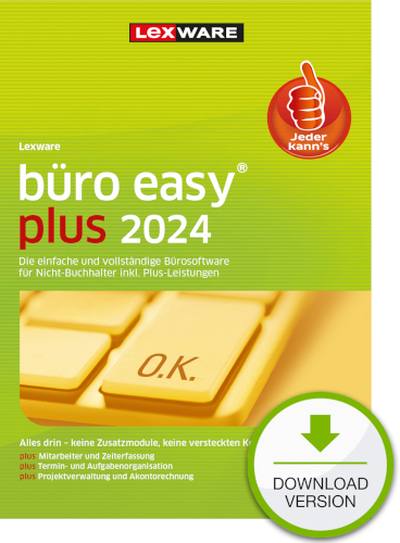 Hauptbild des Produkts: Lexware büro easy plus 2024 - Abo Version