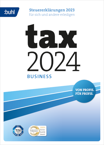 Hauptbild des Produkts: tax 2024 Business (für Steuerjahr 2023)