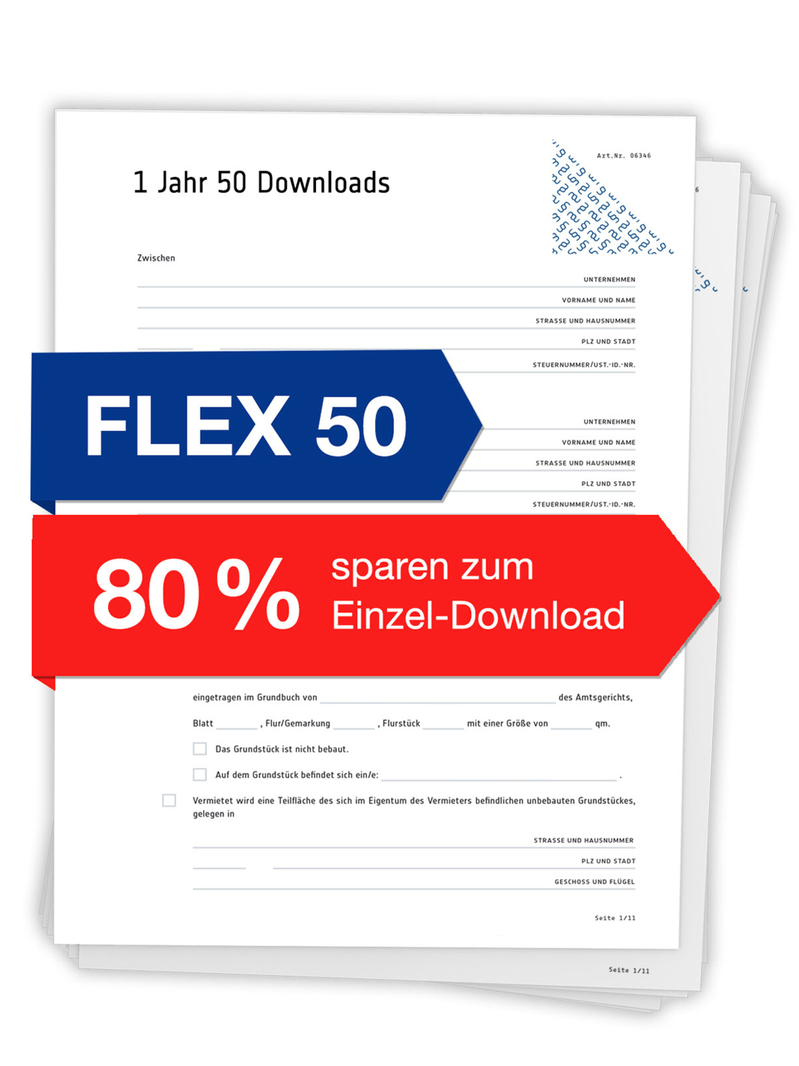 Hauptbild des Produkts: Flex-Paket 50 Vorlagen