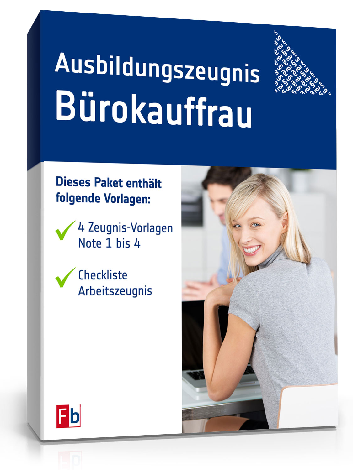 Hauptbild des Produkts: Ausbildungszeugnis Bürokauffrau