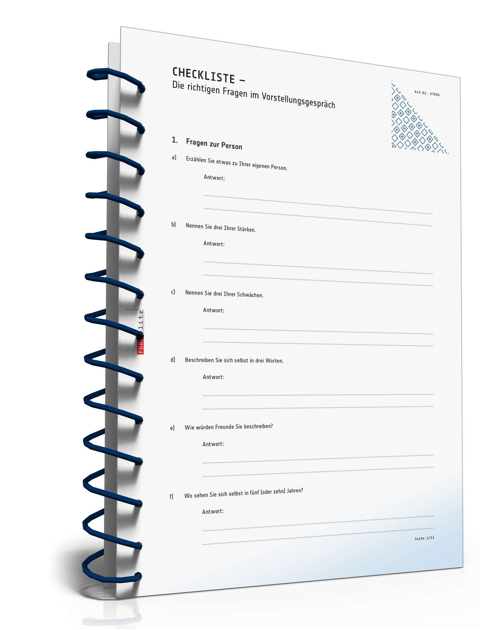 Checkliste Vorstellungsgesprach Muster Zum Download