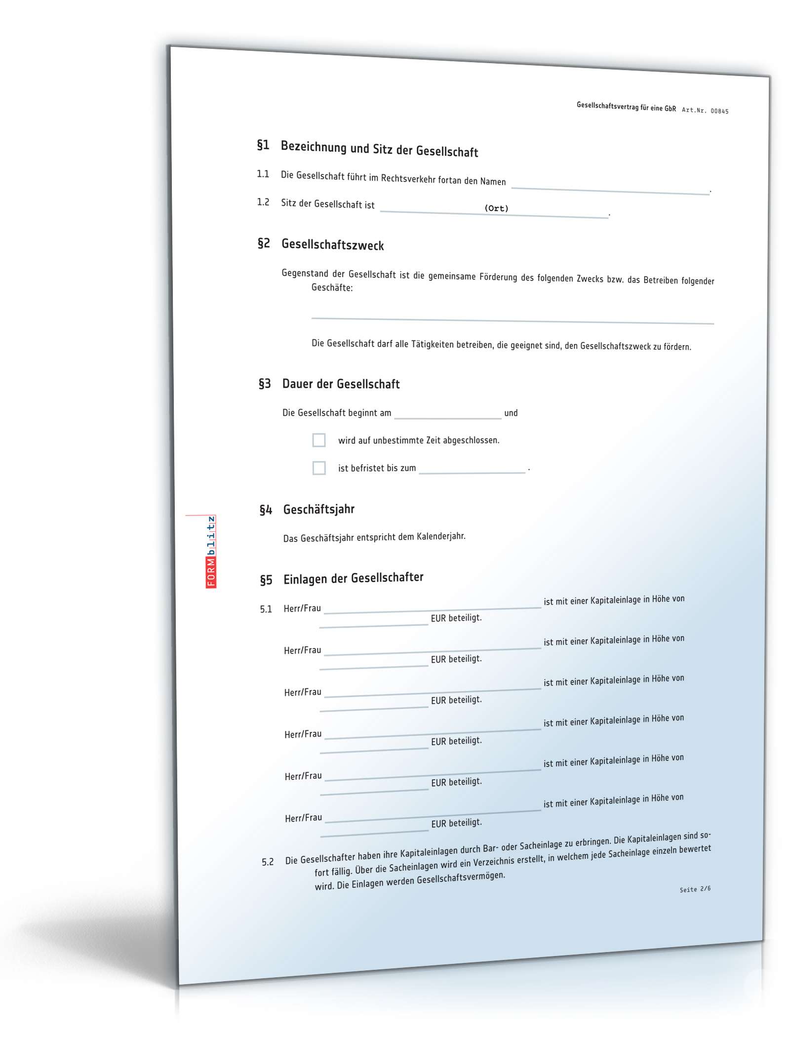 Gbr Vertrag Pdf Kostenlos