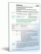 Anleitung zur Einkommensteuererklärung 2013 für beschränkt Steuerpflichtige