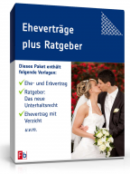 5 Eheverträge plus Ratgeber