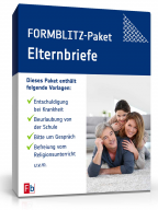 FORMBLITZ-Paket Elternbriefe