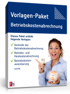 Vorlagen-Paket Betriebskostenabrechnung