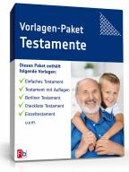 Vorlagen-Paket Testamente