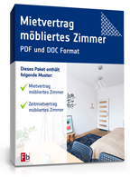 Mietvertrag möbliertes Zimmer