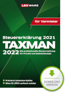 TAXMAN 2022 für Vermieter für Steuerjahr 2021