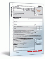 Hauptbogen Umsatzsteuererklärung 2008