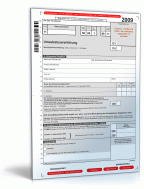 Hauptbogen Umsatzsteuererklärung 2009