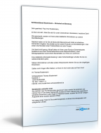 Begleitbrief zum Werbebrief Versicherungsagentur