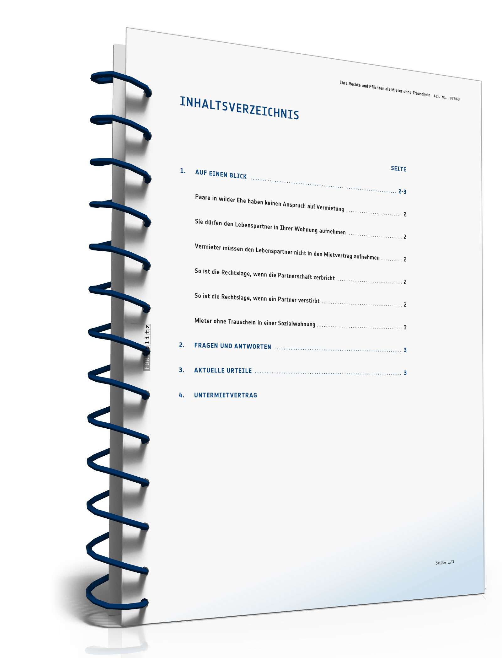 Ratgeber Mieter ohne Trauschein  PDF. Seite: 2