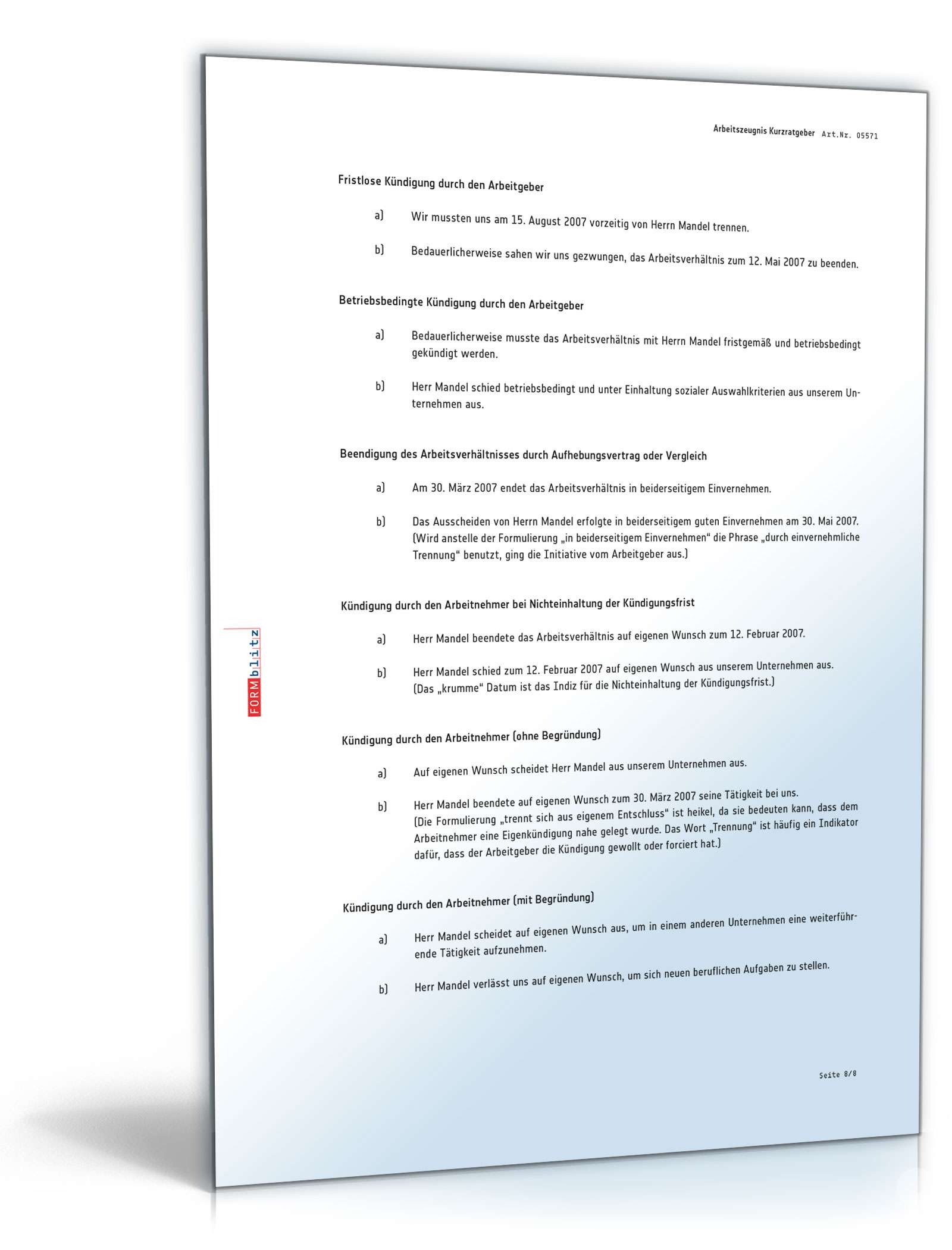 Arbeitszeugnis Architekt Excel. Seite: 13