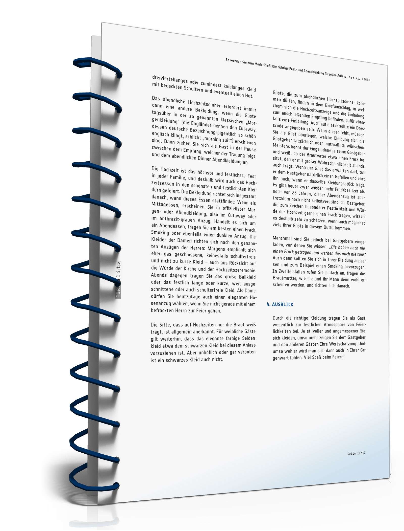 Ratgeber Mode-Profi Fest-/Abendkleidung PDF. Seite: 11