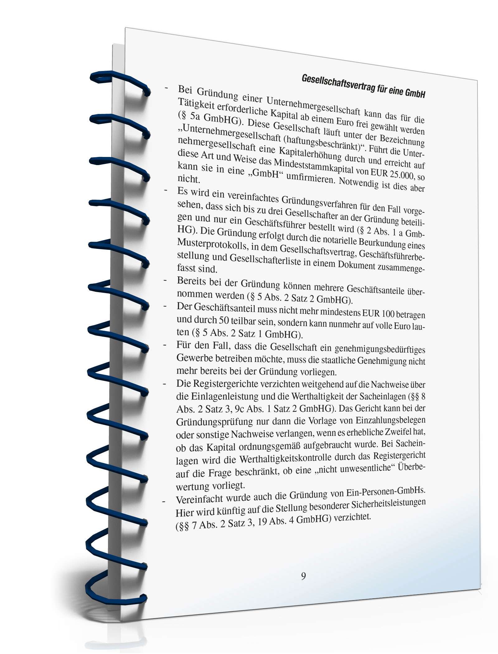 Ratgeber Gesellschaftsvertrag GmbH PDF. Seite: 8