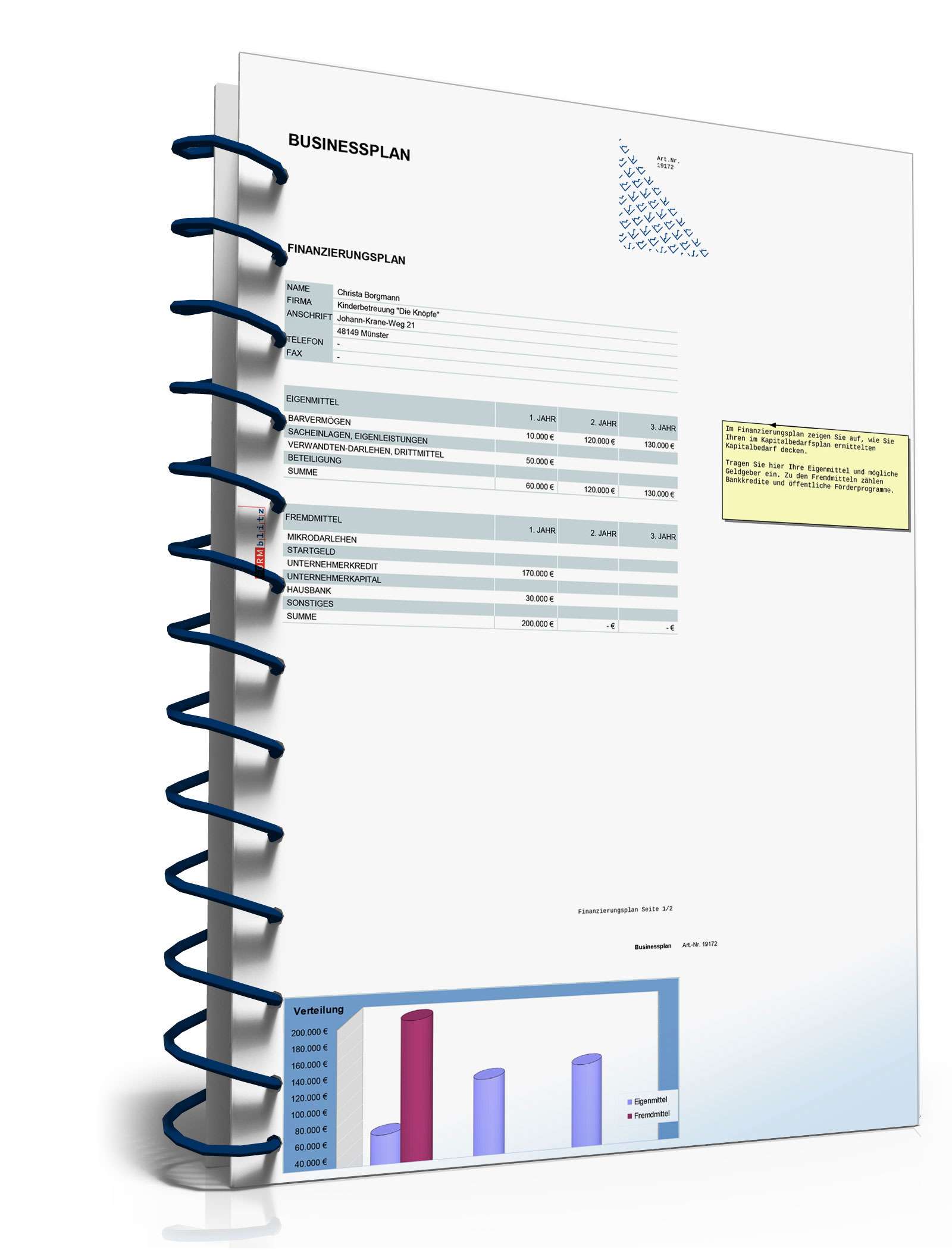 Businessplan Kinderbetreuung Excel. Seite: 24