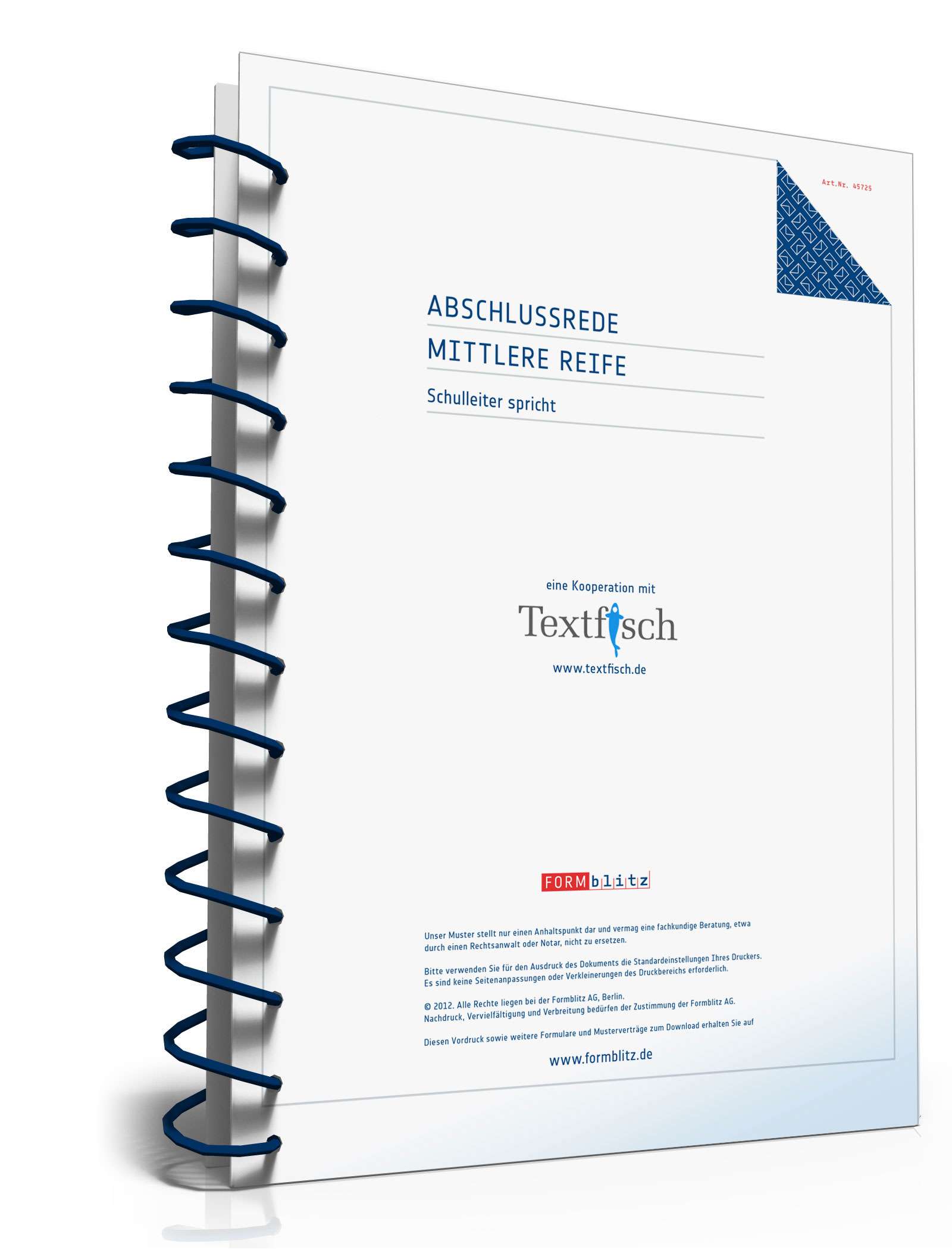 Abschlussrede Mittlere Reife des Vertrauenslehrers oder Stufenleiters PDF