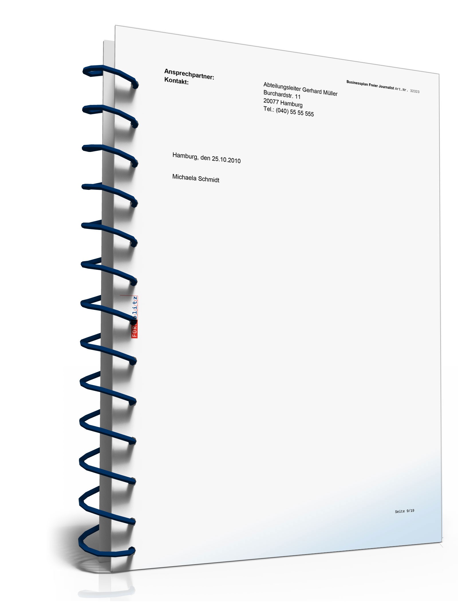 Businessplan Freier Lektor Excel. Seite: 11
