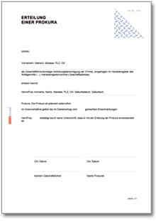 Prokura Word