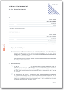 Patientenvollmacht Word
