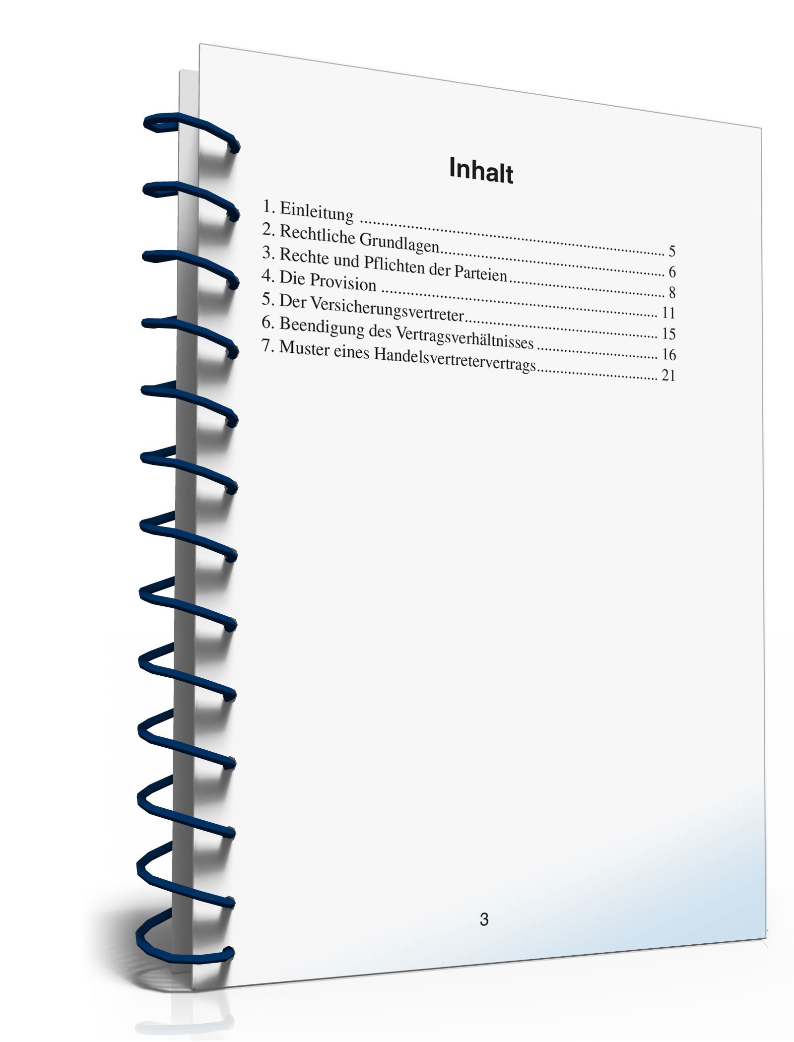 Handelsvertretervertrag abschließen PDF. Seite: 3