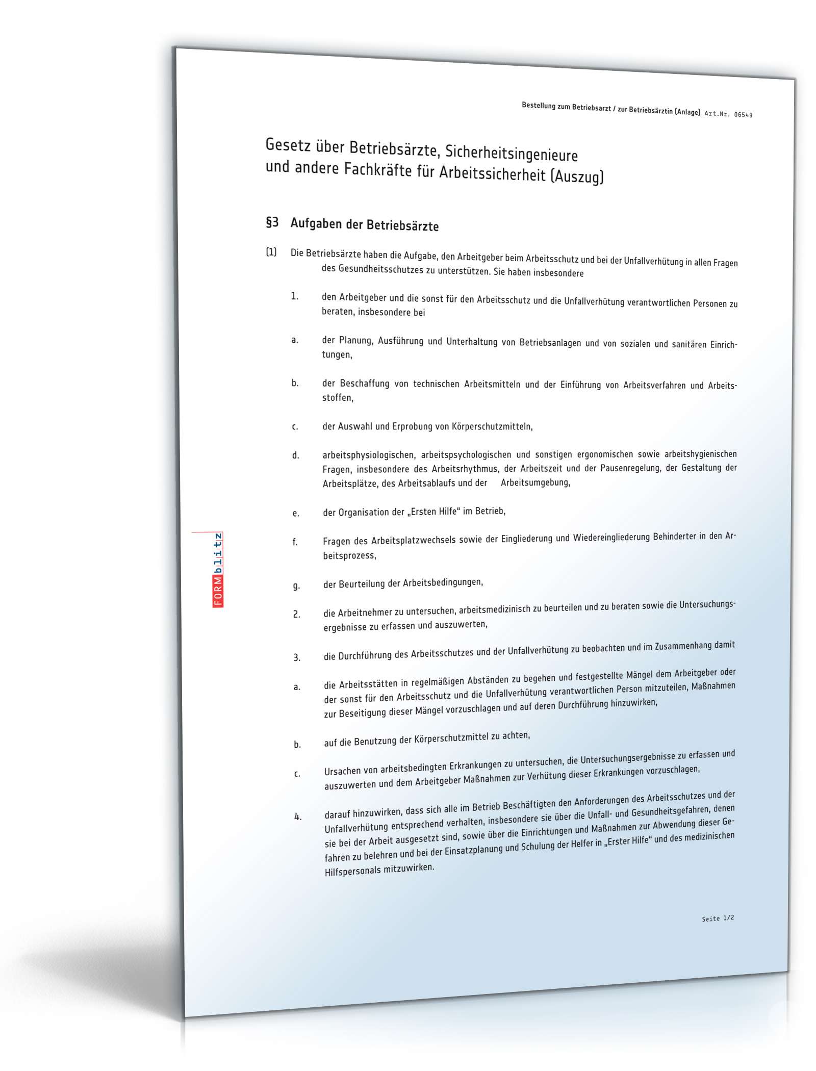 Bestellung Betriebsarzt PDF. Seite: 4