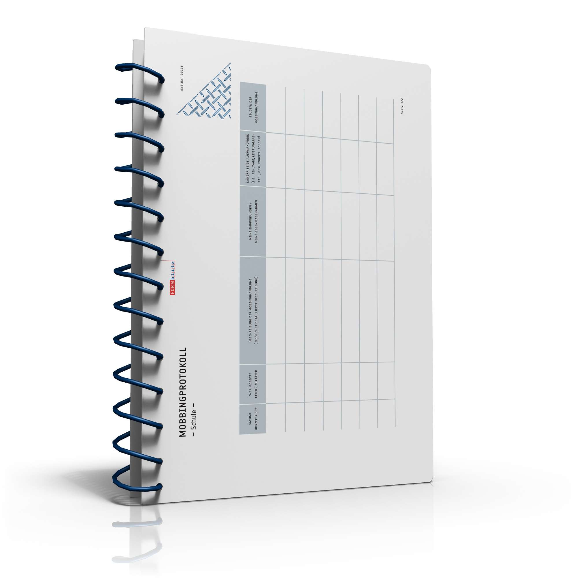 Mobbingprotokoll Schule PDF. Seite: 2