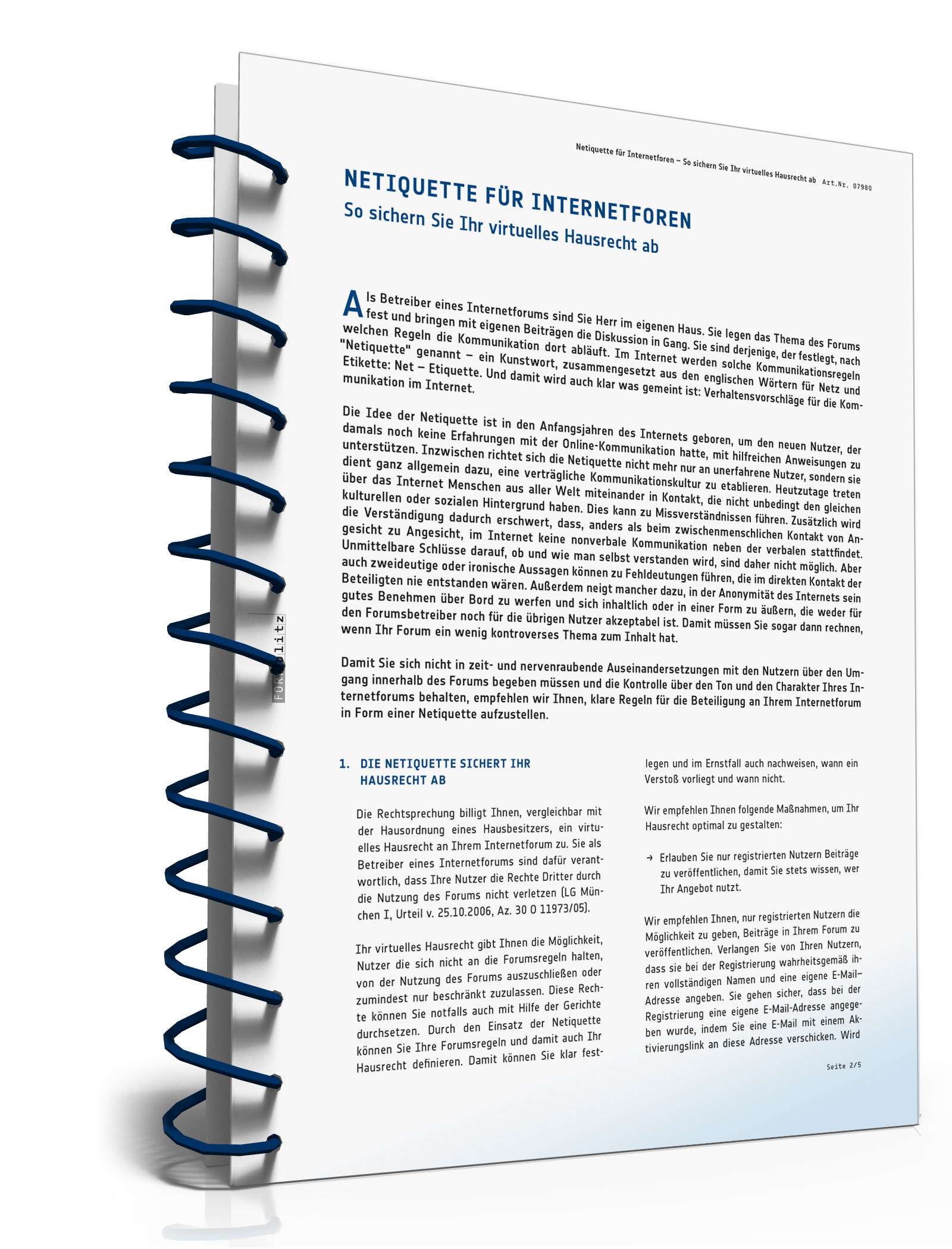 Netiquette für Internetforen PDF. Seite: 3