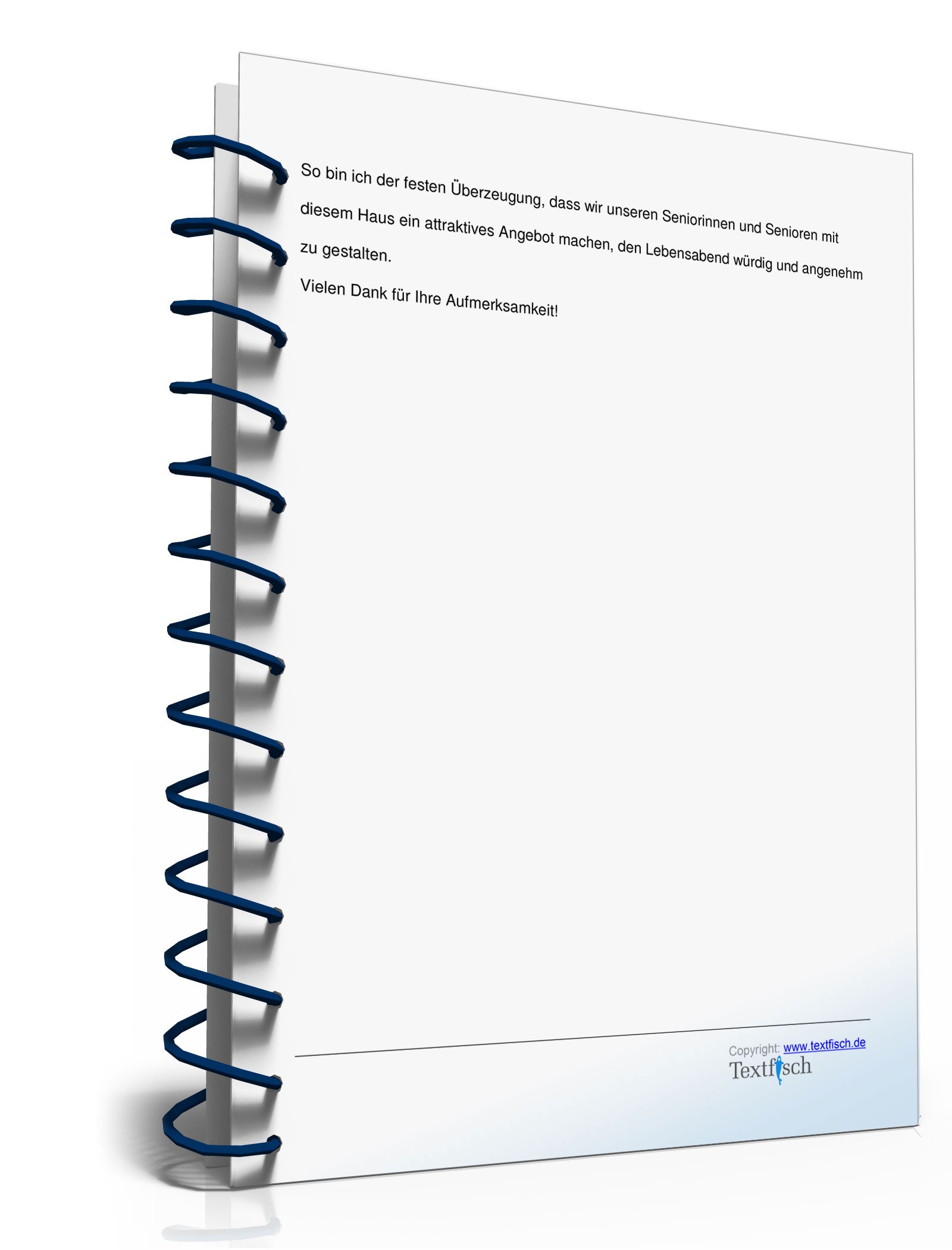 Eröffnungsrede für die Einweihung eines Altenheims PDF. Seite: 4