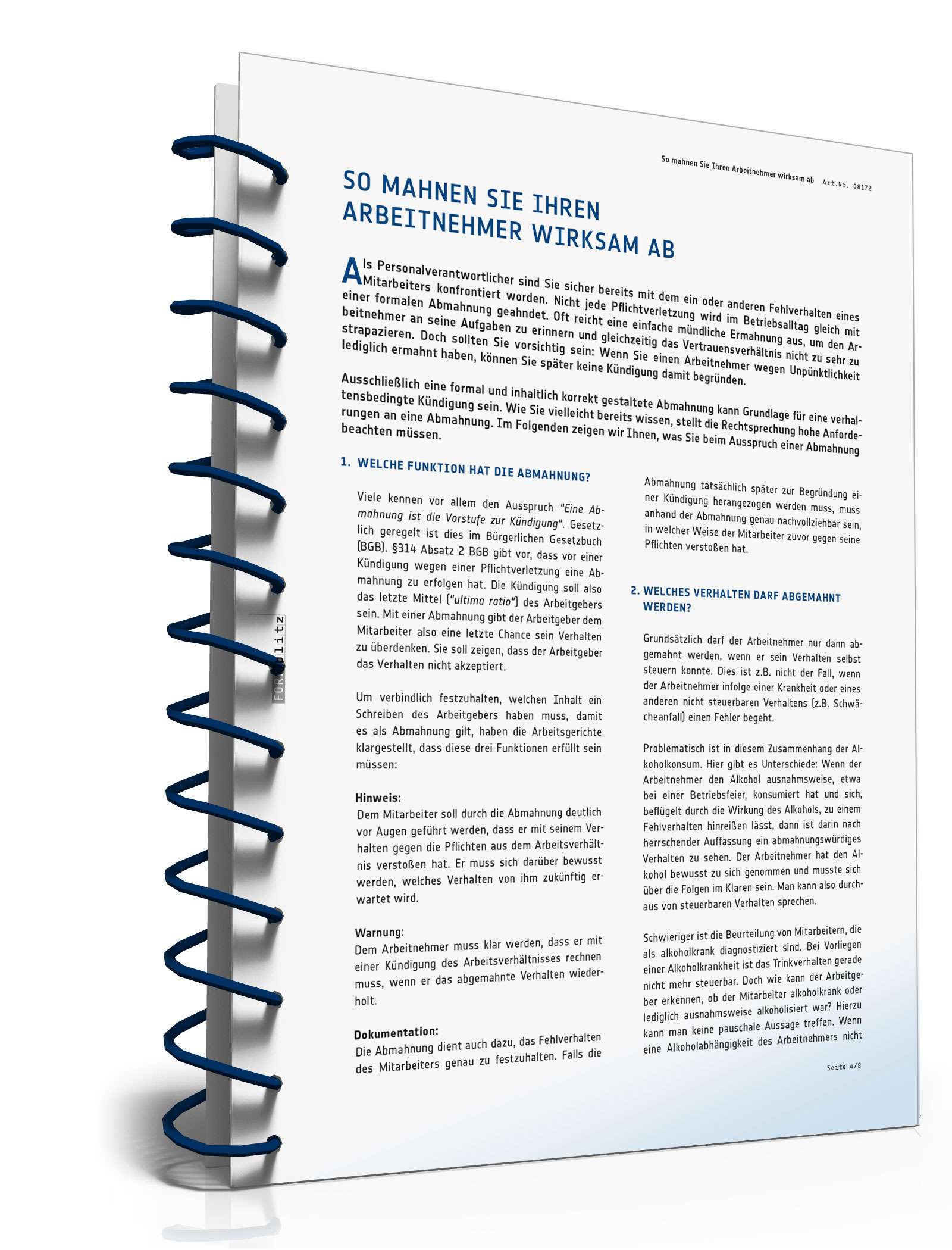 Was Sie bei einer Abmahnung beachten müssen PDF. Seite: 4