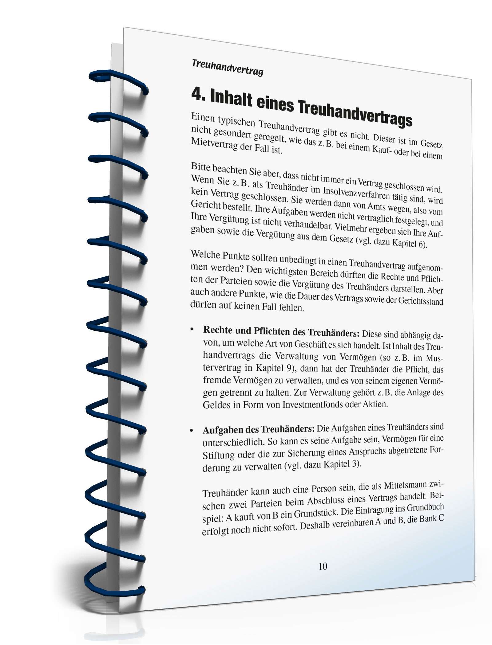 Der Treuhandvertrag PDF. Seite: 9
