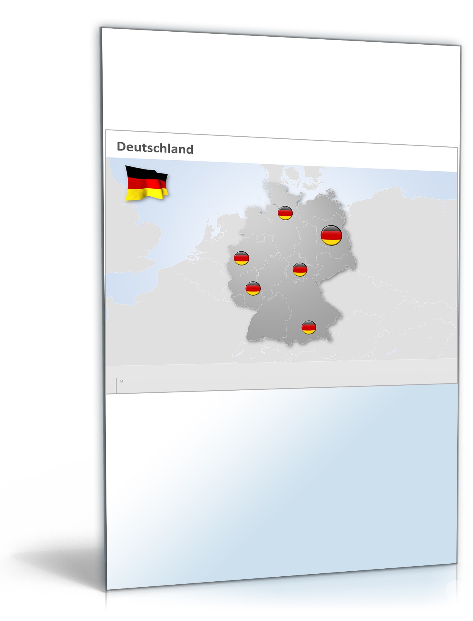 PowerPoint Präsentation Bundesländer Excel. Seite: 9
