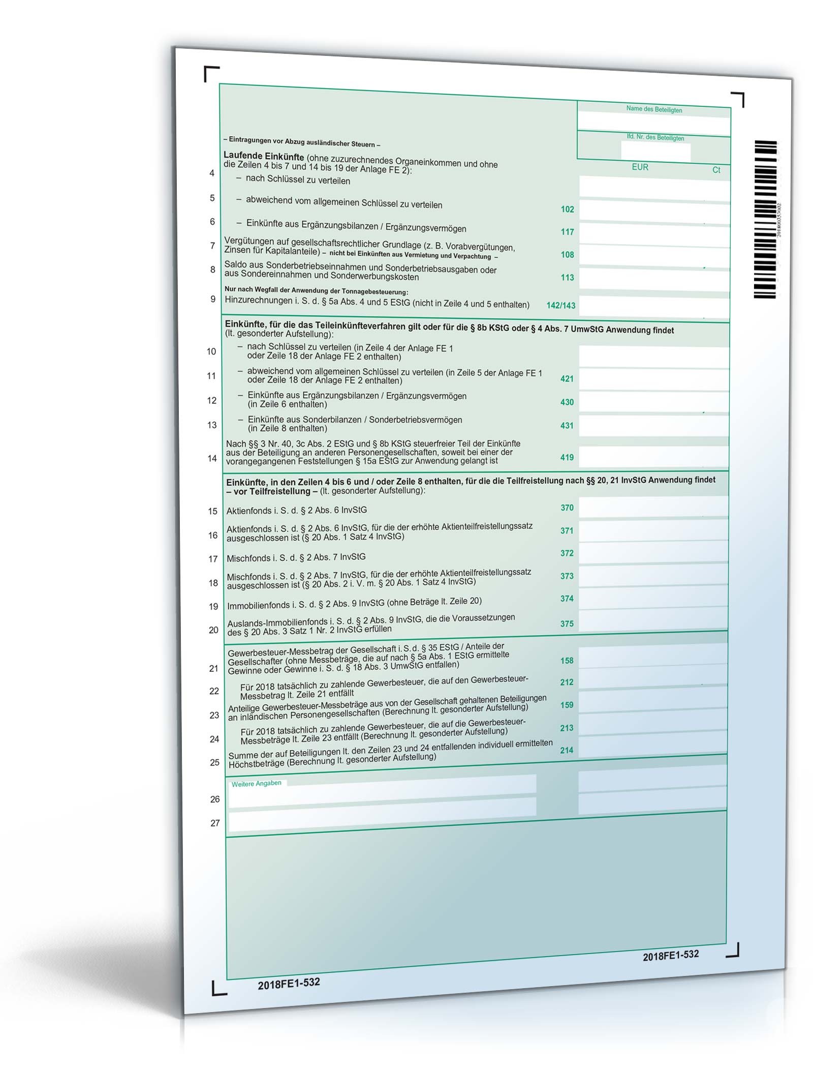 Anlage FE 1 2018 PDF. Seite: 2