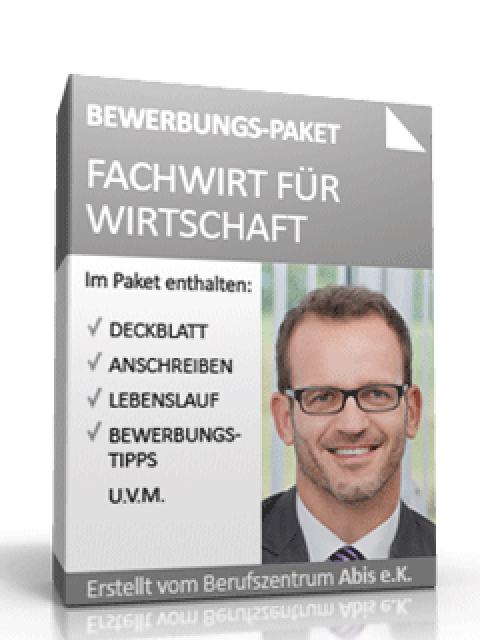 Bewerbungs-Paket Fachwirt für Wirtschaft Excel