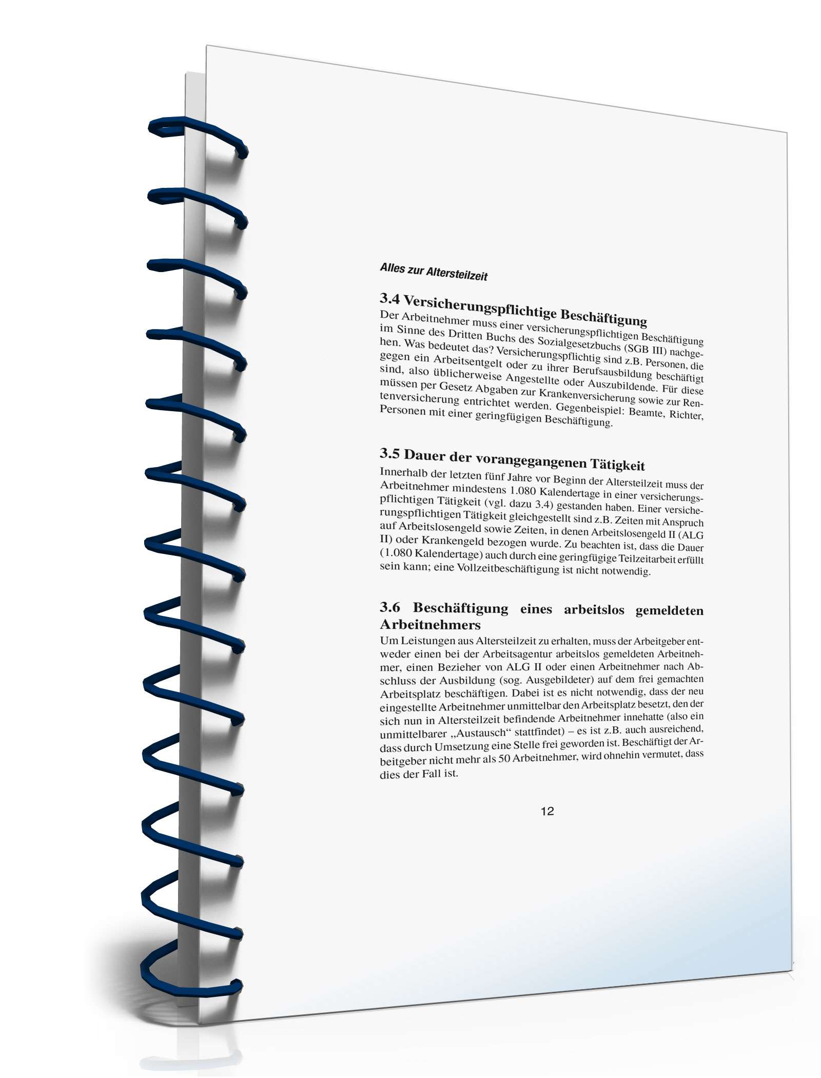 Ratgeber Altersteilzeit PDF. Seite: 12