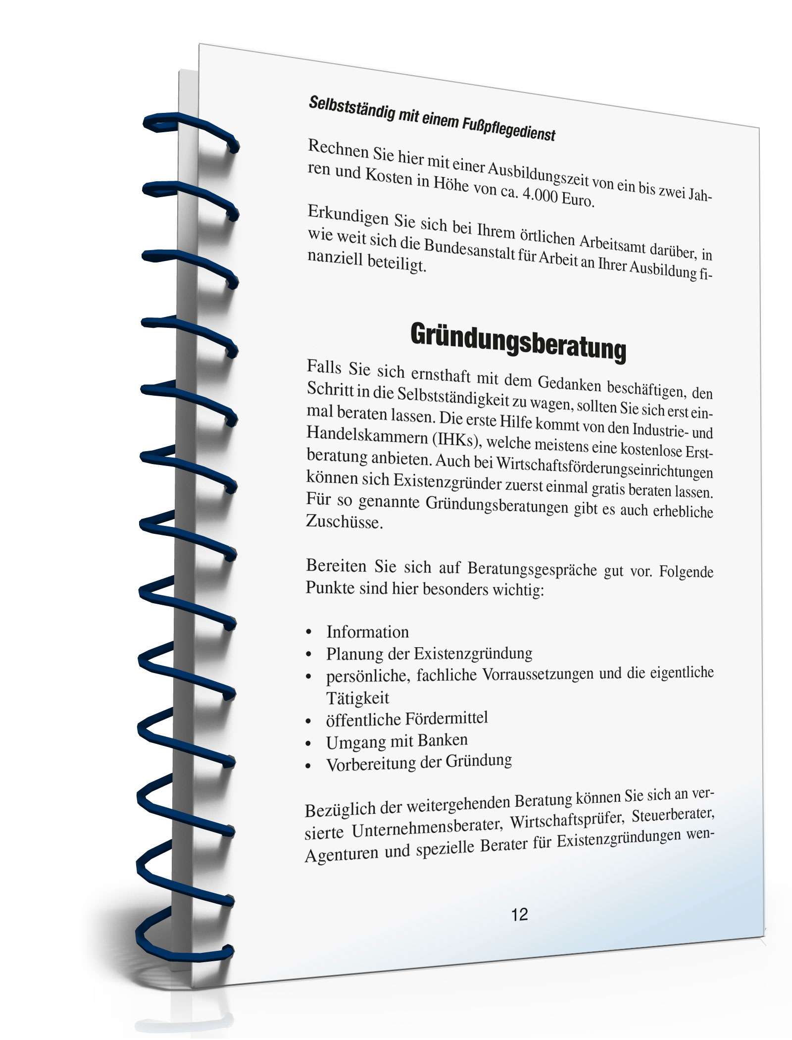 (Nebenberuflich) selbstständig mit einem Fußpflegedienst PDF. Seite: 11