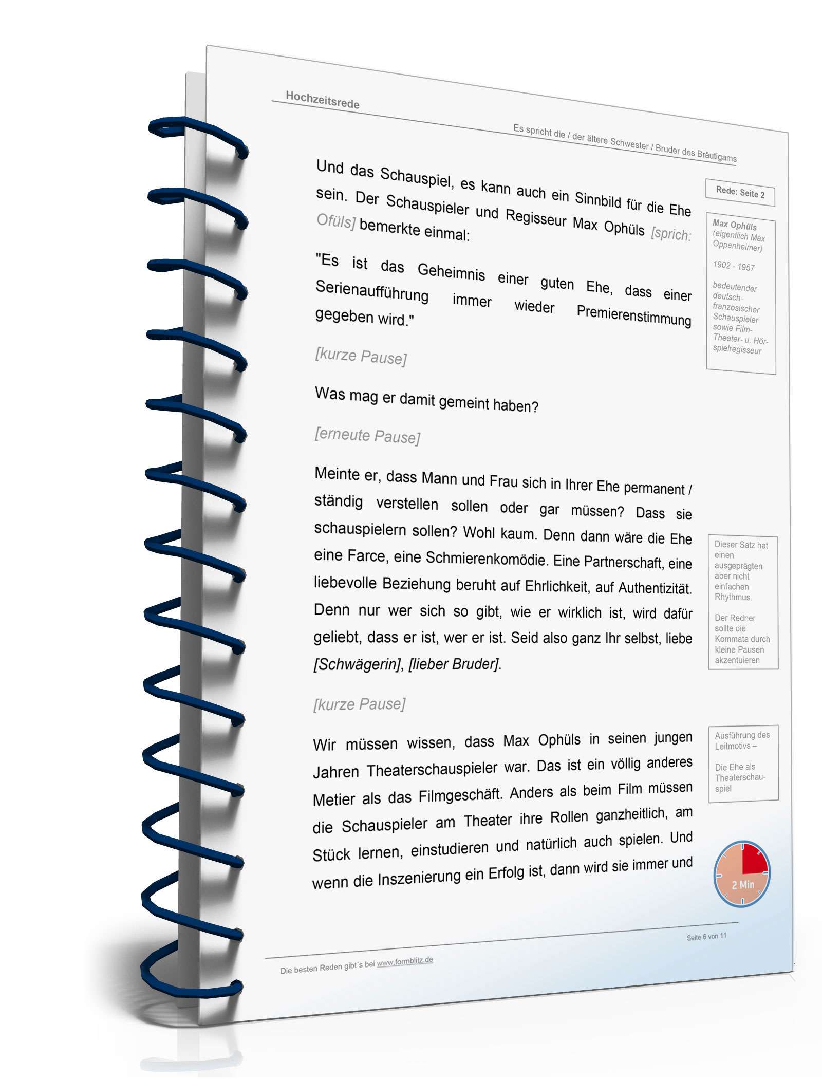 Hochzeitsrede ältere Geschwister des Bräutigams Word. Seite: 6