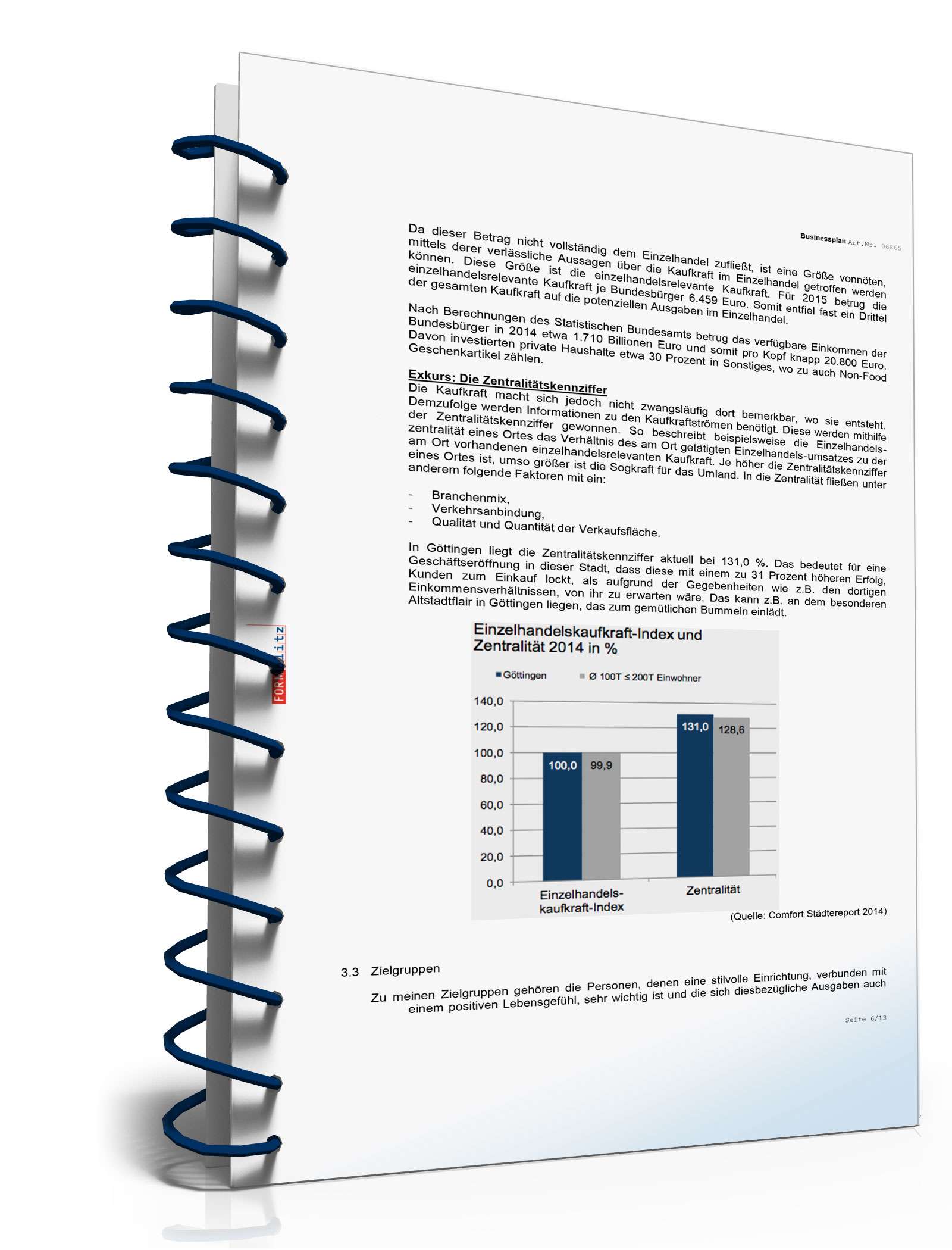 Businessplan Geschenkeladen Excel. Seite: 5