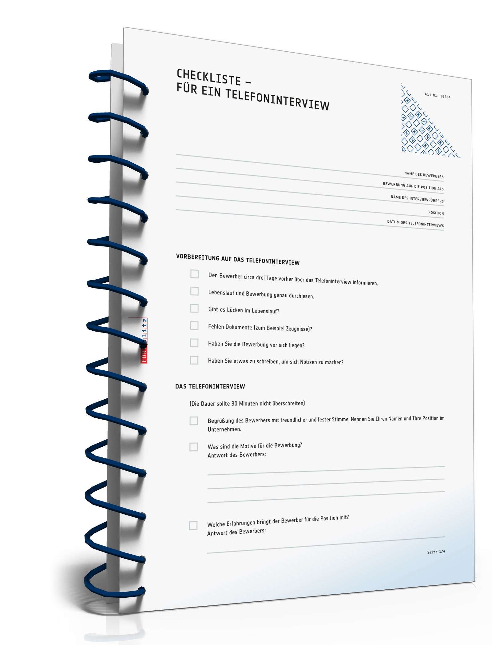 Checkliste Telefoninterview PDF