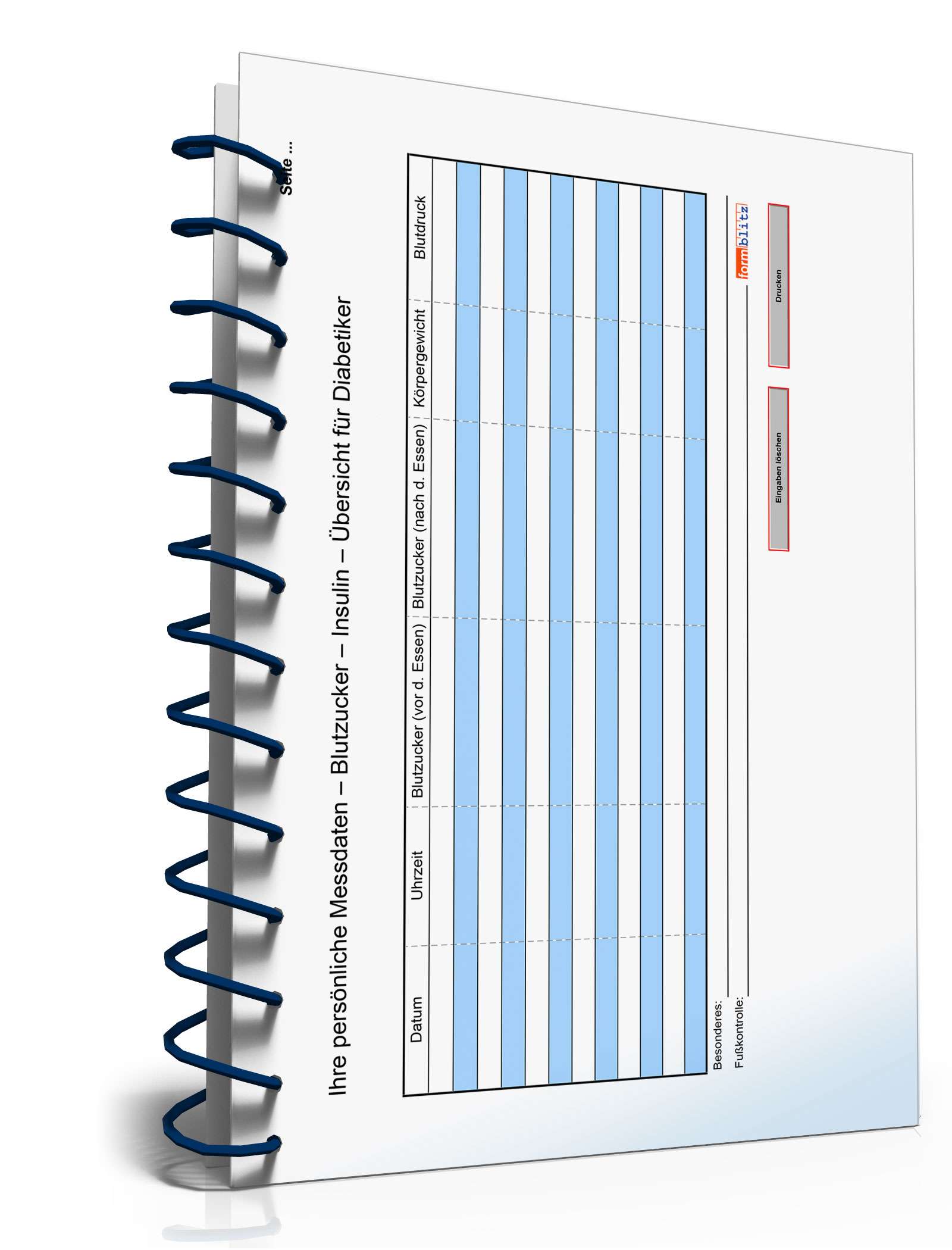 Diabetiker-Tagebuch PDF