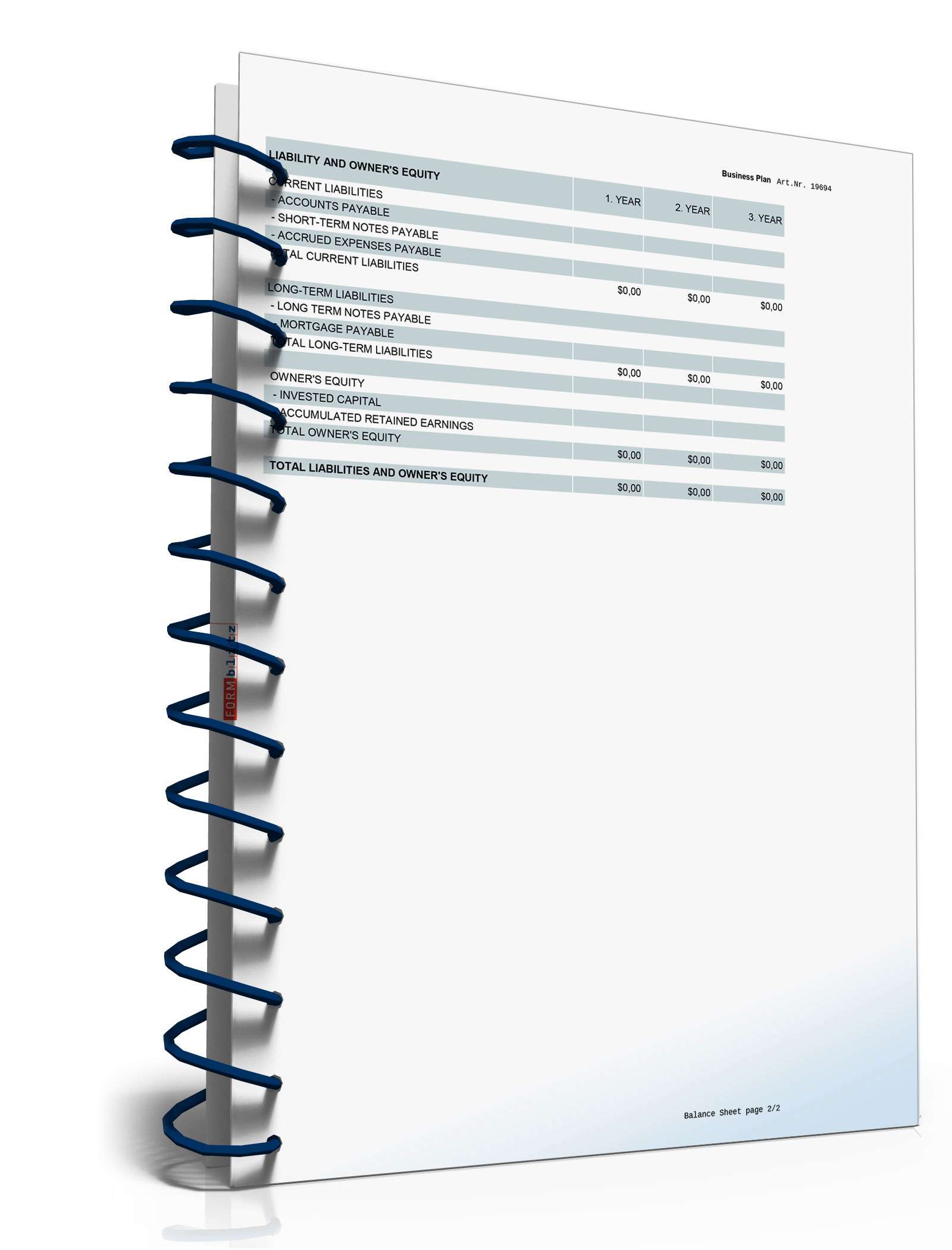 Businessplan auf Englisch Excel. Seite: 16